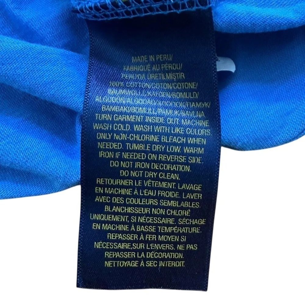 Polo Ralph Lauren Boys Blue PRL‑Co Logo Graphic Tee Shirt Size Youth Large 14/16 - Picture 5 of 5